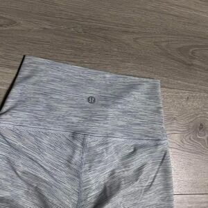 Lululemon Wunder Under 25" Inseam Grey Leggings